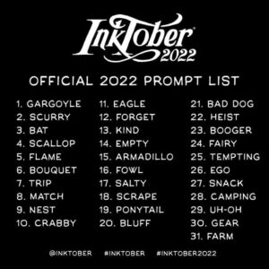 Lire la suite à propos de l’article Inktober 2022